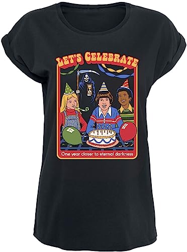 Steven Rhodes One Year Closer to Eternal Darkness Frauen T-Shirt schwarz M von Steven Rhodes