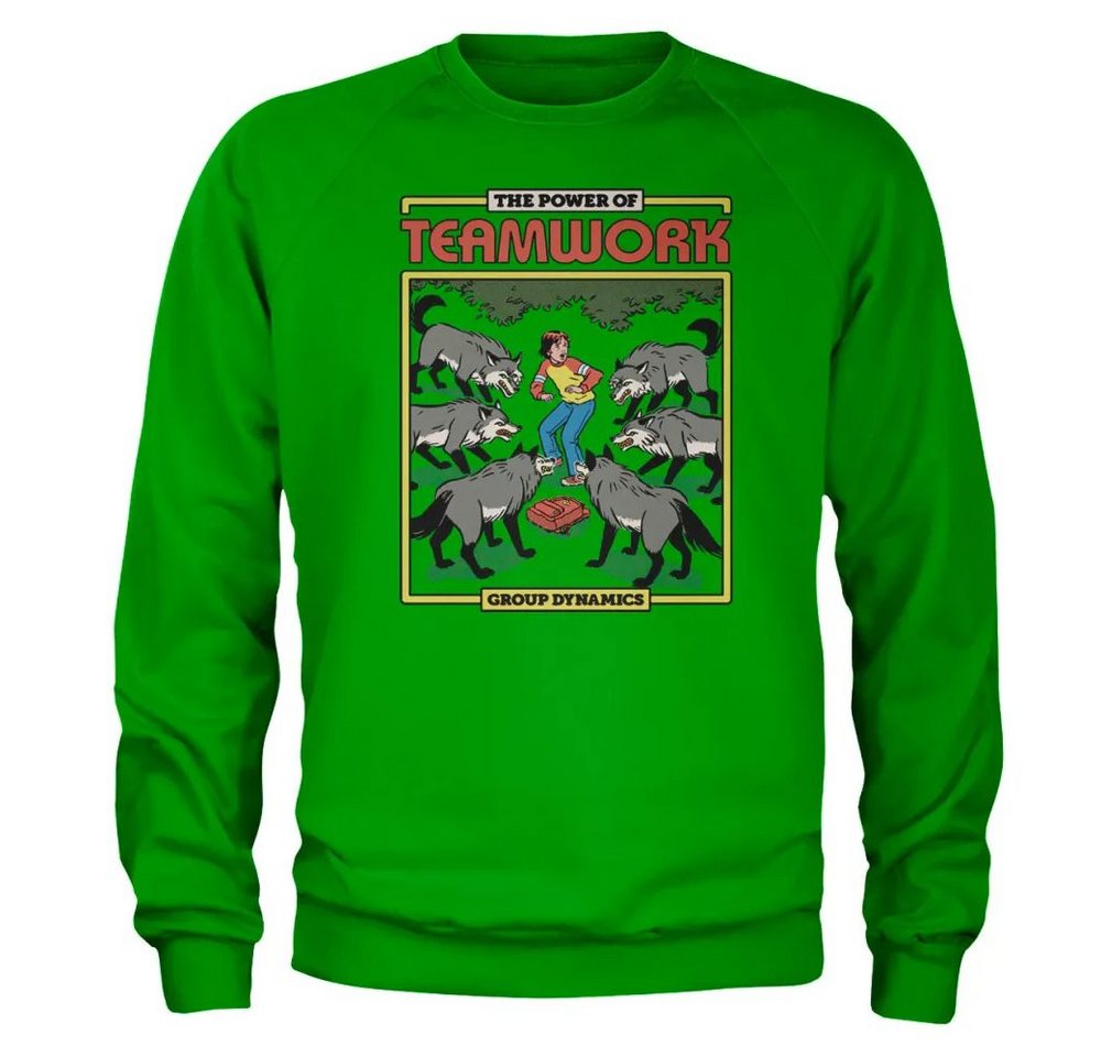 Steven Rhodes Rundhalspullover The Power OF Teamwork Sweatshirt von Steven Rhodes