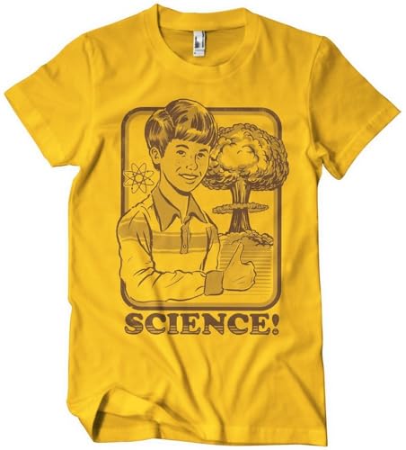 Steven Rhodes Science! T-Shirt Gold-L von Steven Rhodes