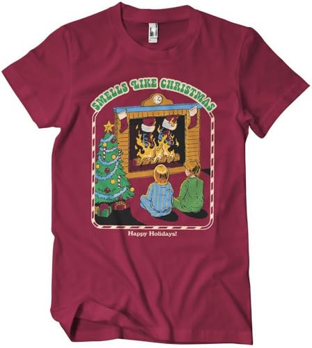 Steven Rhodes Smells Like Christmas T-Shirt TangoRed-L von Steven Rhodes