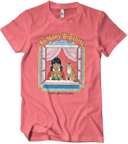 Steven Rhodes So Many Dipshits T-Shirt Corals.-L von Steven Rhodes