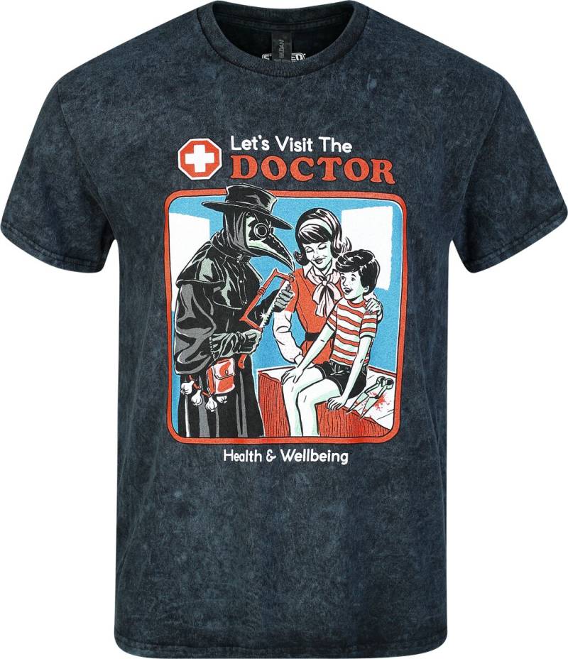 Steven Rhodes Steven Rhodes - Let's Visit The Doctor T-Shirt schwarz in XL von Steven Rhodes