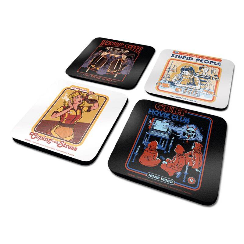 Steven Rhodes Steven Rhodes Untersetzer Set 4 Stk. Untersetzer multicolor von Steven Rhodes