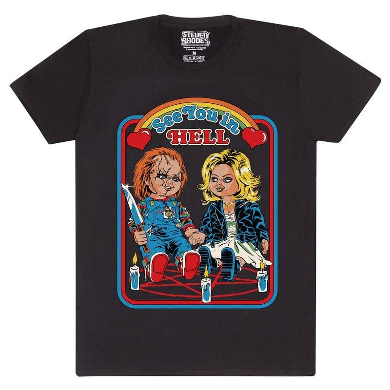 Steven Rhodes Steven Rhodes x Chucky See You In Hell T-Shirt schwarz in XXL von Steven Rhodes