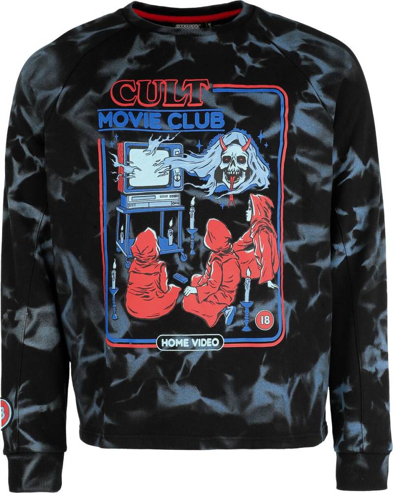 Steven Rhodes Sweatshirt - Cult Movie Club - S bis XXL - für Männer - Größe XL - blau/schwarz von Steven Rhodes