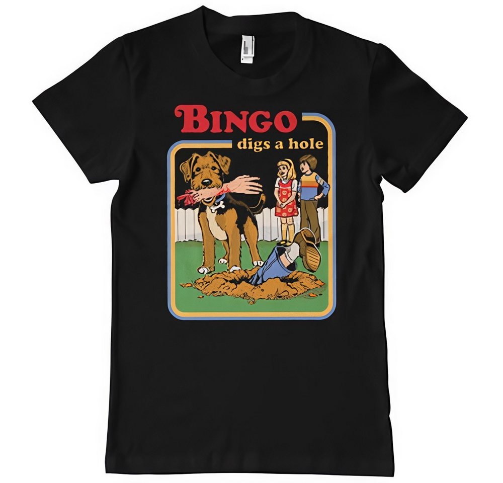 Steven Rhodes T-Shirt Bingo Digs A Hole T-Shirt von Steven Rhodes