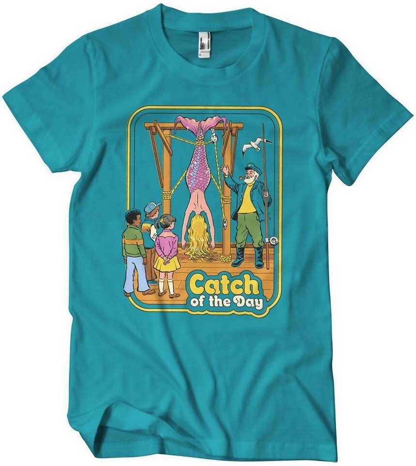 Steven Rhodes T-Shirt Catch Of The Day T-Shirt von Steven Rhodes