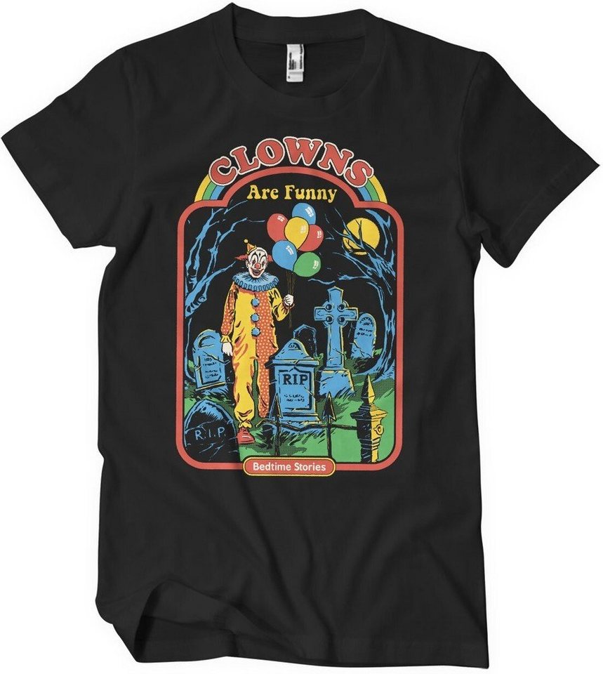Steven Rhodes T-Shirt Clowns Are Funny T-Shirt von Steven Rhodes