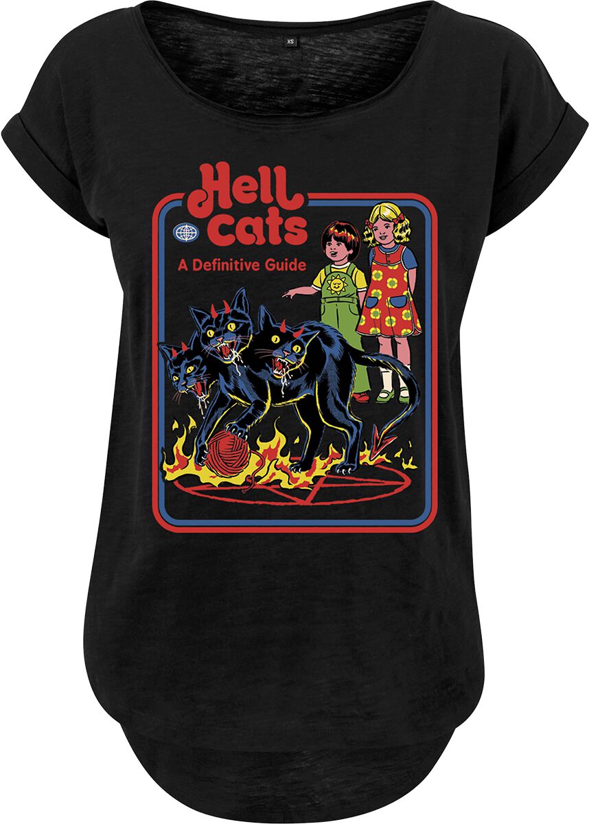 Steven Rhodes T-Shirt - Hell Cats - L bis 5XL - für Damen - Größe L - schwarz von Steven Rhodes