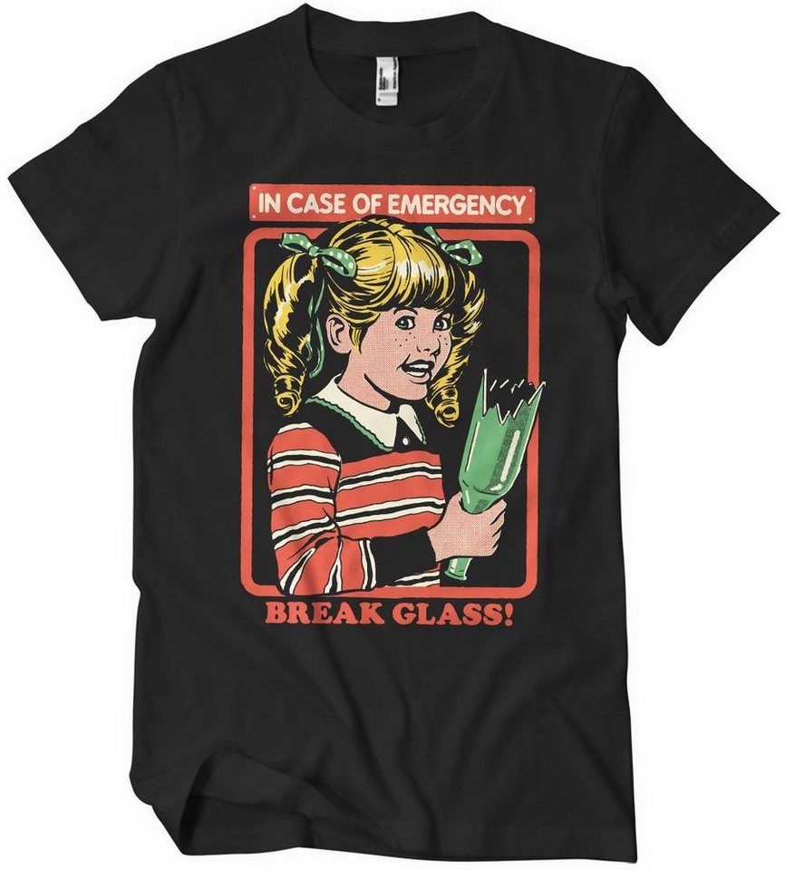 Steven Rhodes T-Shirt In Case Of Emergency Break Glass T-Shirt von Steven Rhodes