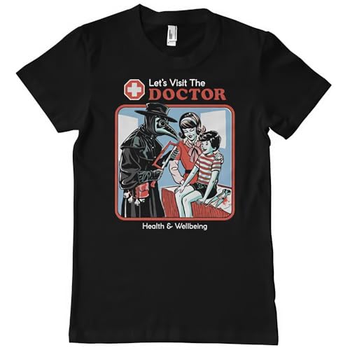 Steven Rhodes T-Shirt Let's Visit The Doctor T-Shirt DTR-1-SR169-DTF863 Black-XXL von Steven Rhodes