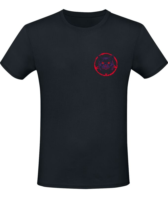 Steven Rhodes T-Shirt - Lucipurr - XL bis XXL - für Männer - Größe XL - schwarz von Steven Rhodes