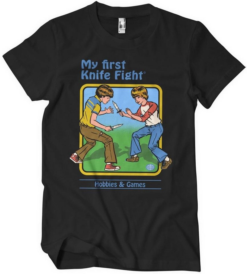 Steven Rhodes T-Shirt My First Knife Fight Big Tall T-Shirt Steven Rhodes T-Shirt My First Knife Fight Big Tall T-Shirt von Steven Rhodes