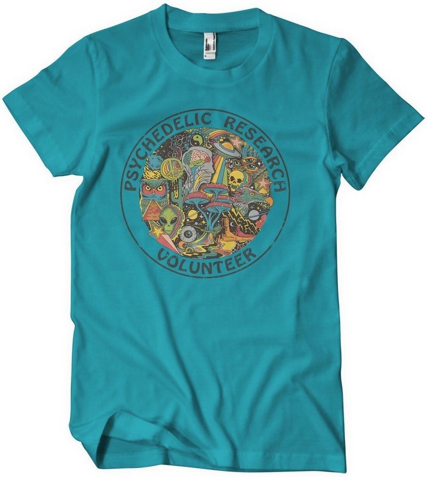 Steven Rhodes T-Shirt Psychedelic Research Volunteer T-Shirt von Steven Rhodes