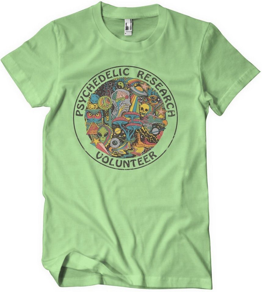 Steven Rhodes T-Shirt Psychedelic Research Volunteer T-Shirt von Steven Rhodes