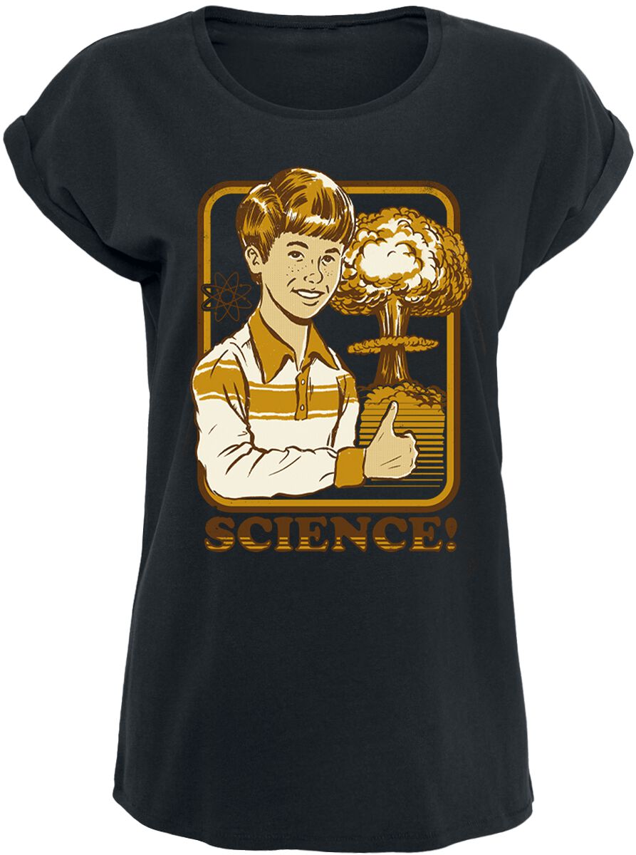 Steven Rhodes T-Shirt - Science! - L bis 4XL - für Damen - Größe XL - schwarz von Steven Rhodes