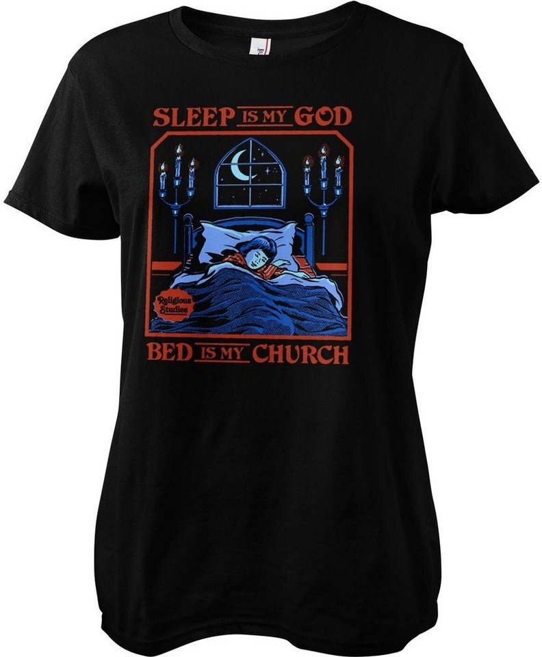Steven Rhodes T-Shirt Sleep Is My God von Steven Rhodes