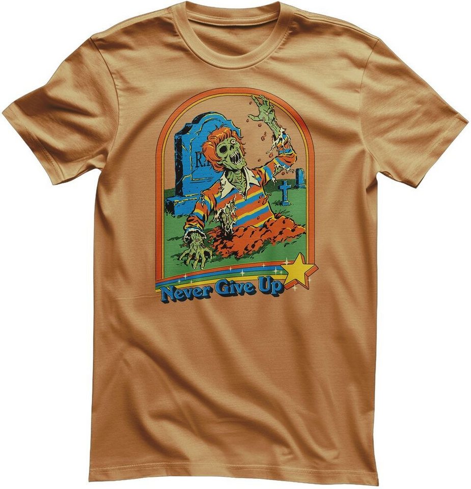 Steven Rhodes T-Shirt Steven Rhodes - Never Give Up T-Shirt von Steven Rhodes