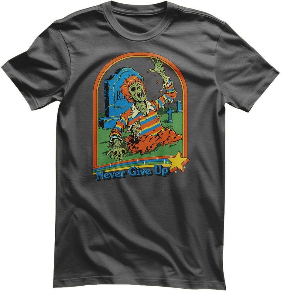 Steven Rhodes T-Shirt Steven Rhodes - Never Give Up T-Shirt von Steven Rhodes