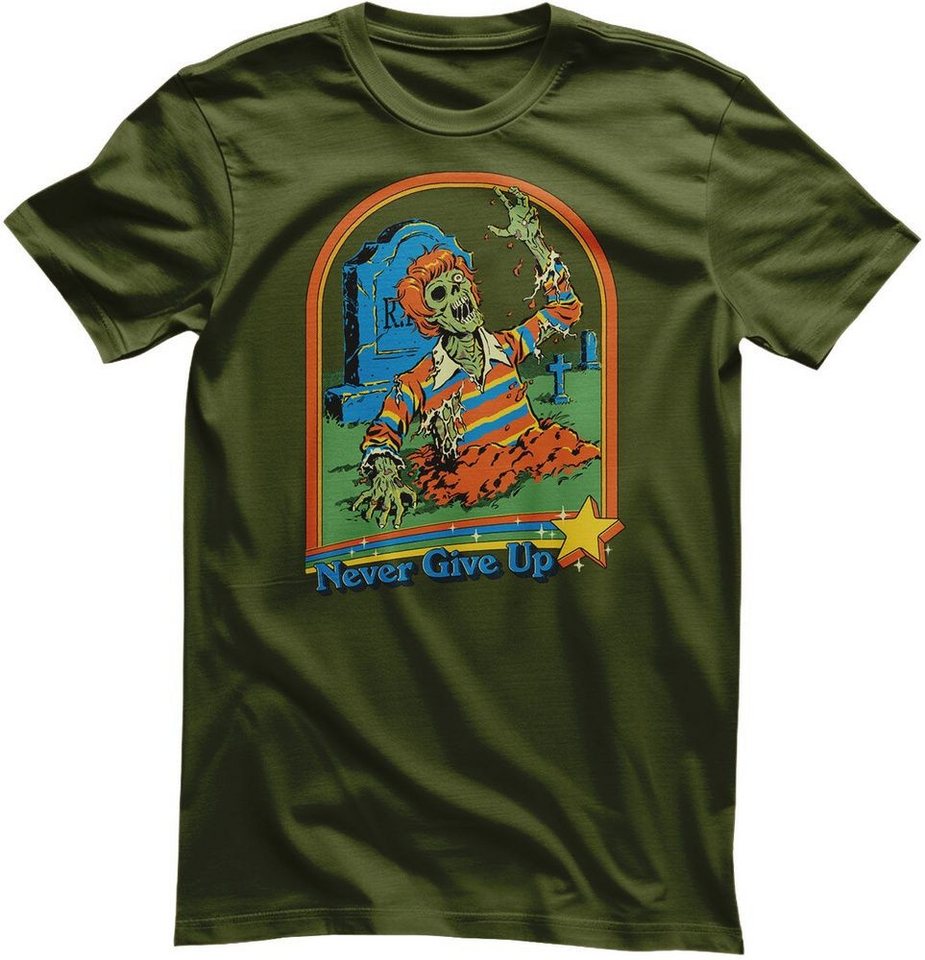 Steven Rhodes T-Shirt Steven Rhodes - Never Give Up T-Shirt von Steven Rhodes