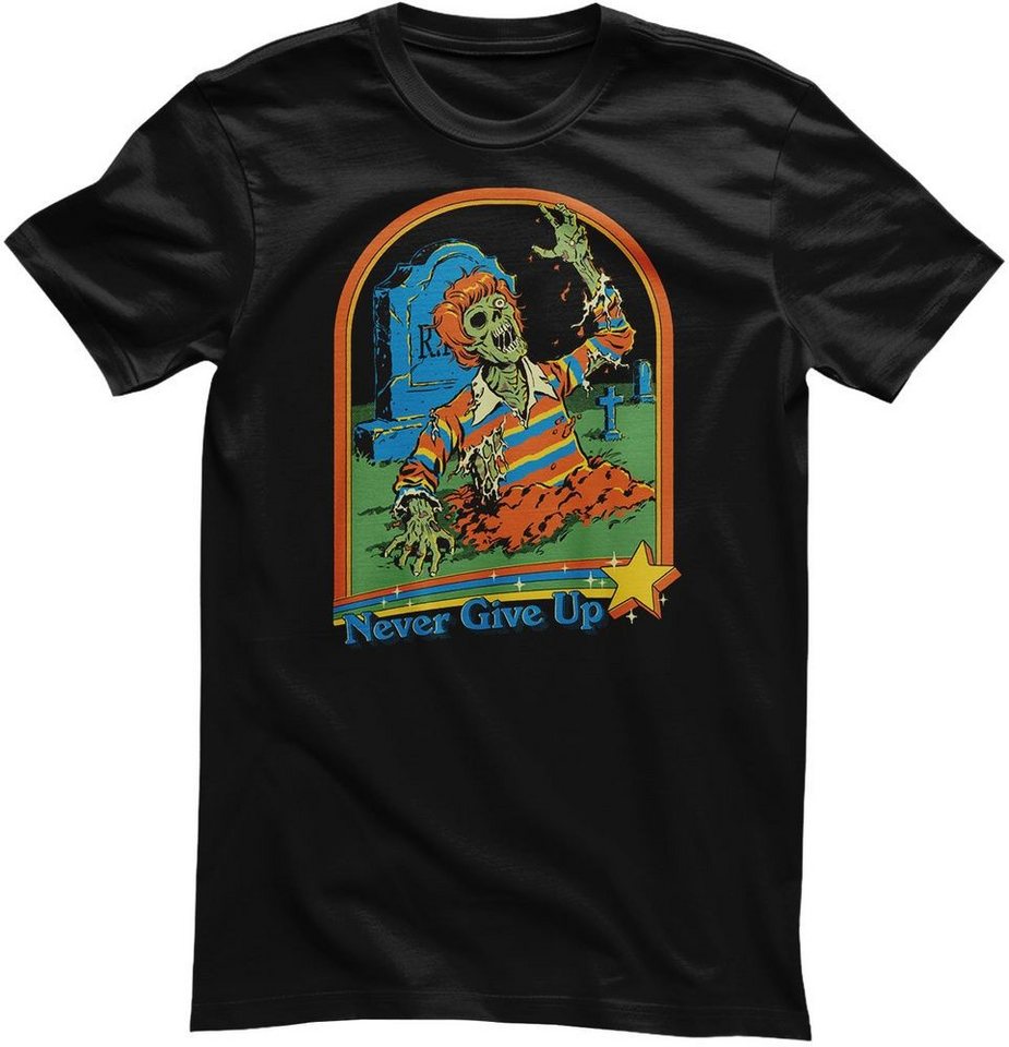 Steven Rhodes T-Shirt Steven Rhodes - Never Give Up T-Shirt von Steven Rhodes