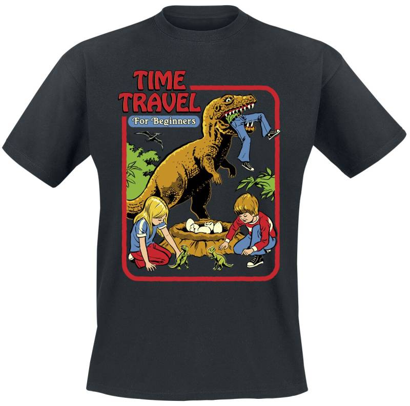 Steven Rhodes T-Shirt - Time Travel - XL bis XXL - für Männer - Größe XXL - schwarz Steven Rhodes T-Shirt - Time Travel - XL bis XXL - für Männer - Größe XXL - schwarz von Steven Rhodes