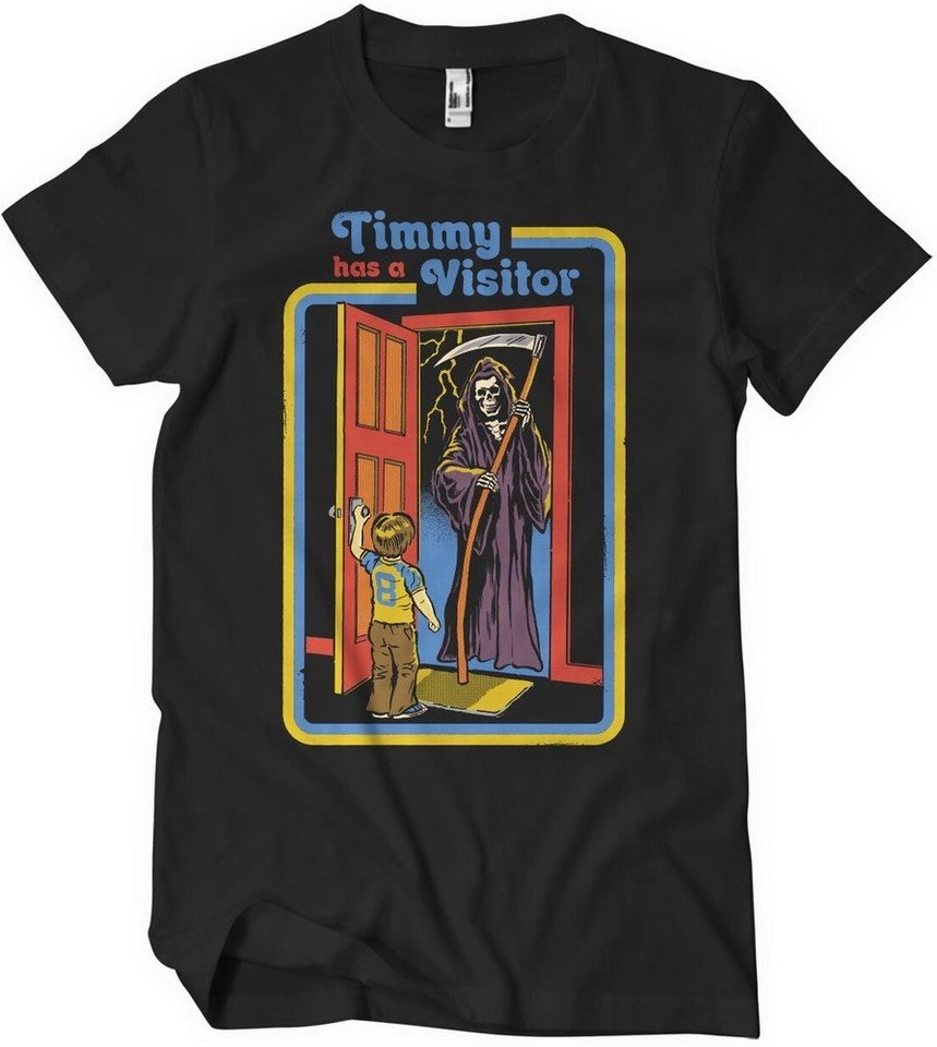 Steven Rhodes T-Shirt Timmy Has A Visitor T-Shirt von Steven Rhodes