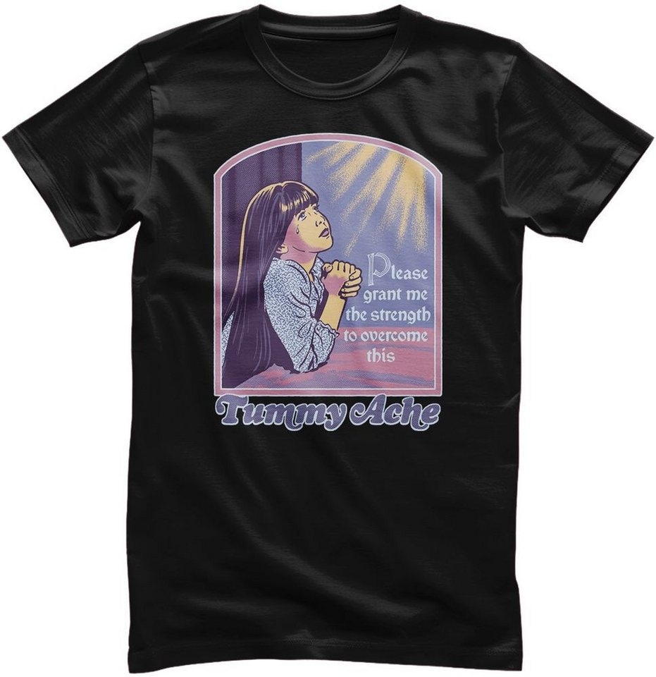 Steven Rhodes T-Shirt Tummy Ache T-Shirt von Steven Rhodes