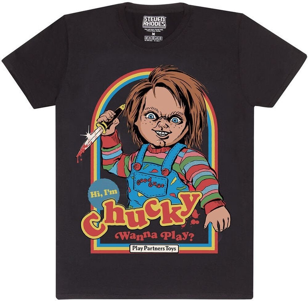Steven Rhodes T-Shirt X Chucky Wanna Play T-Shirt Steven Rhodes T-Shirt X Chucky Wanna Play T-Shirt von Steven Rhodes