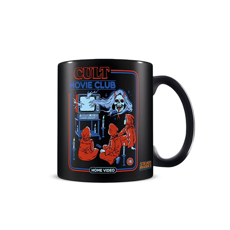 Steven Rhodes Tasse - Movie Club - schwarz von Steven Rhodes