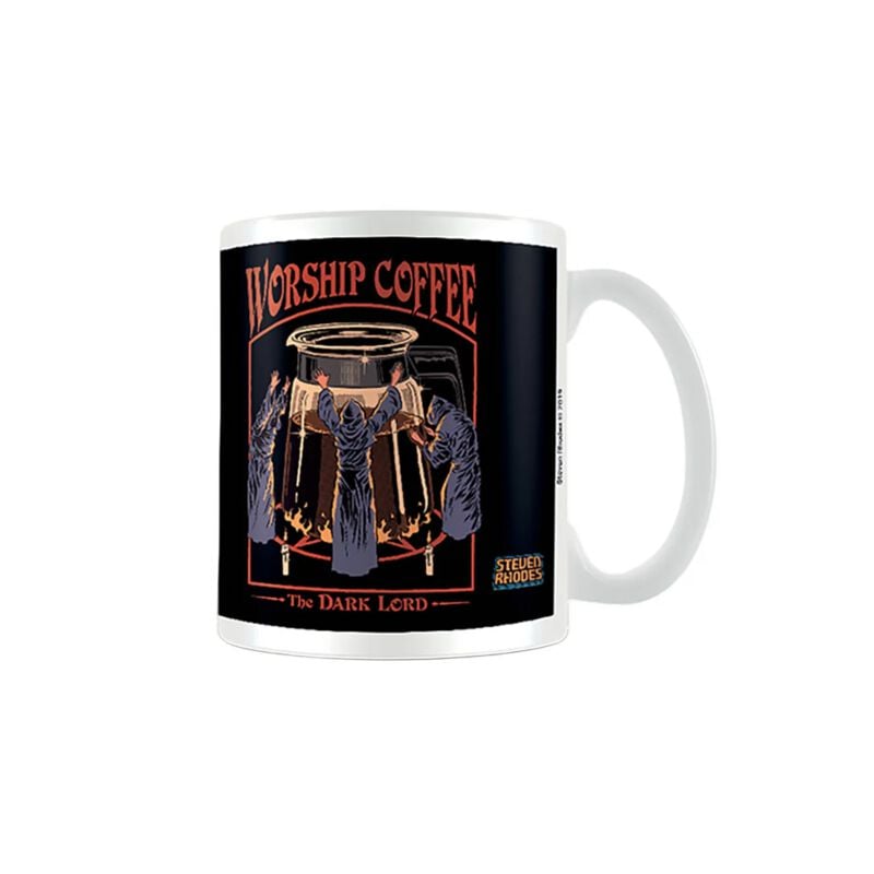 Steven Rhodes Tasse - Workship Coffee - multicolor von Steven Rhodes