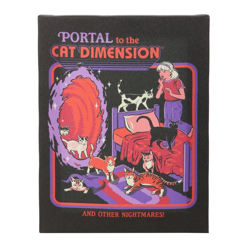 Steven Rhodes The Cat Demension Leinwandbild multicolor von Steven Rhodes