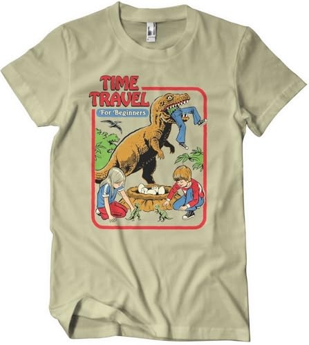 Steven Rhodes Time Travel for Beginners T-Shirt Khaki-M von Steven Rhodes