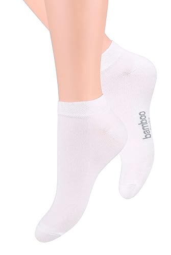 Sneaker Socken Herren & Damen I 1 Paar Bamboo Sneakersocken I Weich und Komfortabel Kurze Socken I Unisex von Steven