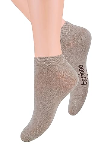 Sneaker Socken Herren & Damen I 1 Paar Bamboo Sneakersocken I Weich und Komfortabel Kurze Socken I Unisex von Steven