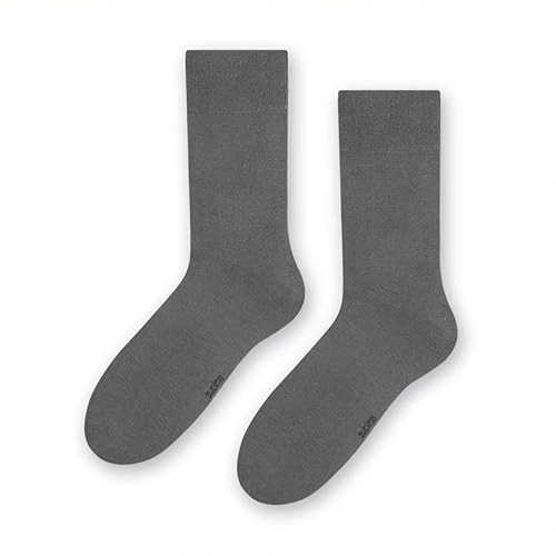 STEVEN Herrensocken aus Supima-Baumwolle, mittellang, für offizielle Anlässe und den Alltag, zwei Größen: UK7.5–9/10–11.5 EU41–43/44–46, 1 Paar von STEVEN