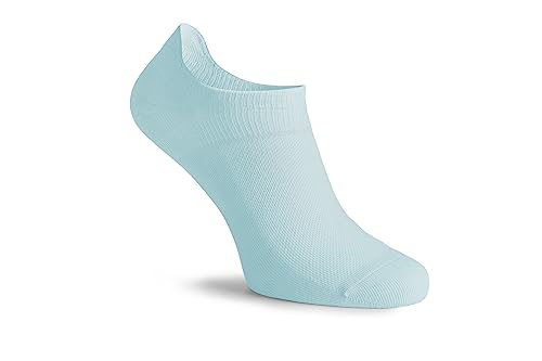 Sneaker Socken Damen - Zungenförmiger Bund gegen Verrutschen und Scheuerstellen bei Freizeit und Aktivität Blau, Größe 35-37, einzeln verkauft. von STEVEN