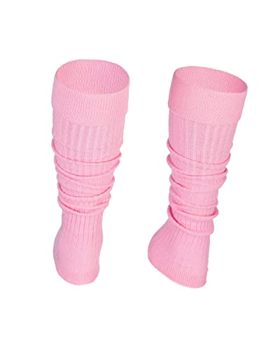 STEVEN Stulpen Mädchen Rosa, Wadenwärmer aus Baumwolle für Mädchen, Stulpen Kinder Mädchen, Stulpen für Kinder, beinstulpen Mädchen, Leg Warmers Kinder, Geschenk für Junge Tänzer von STEVEN