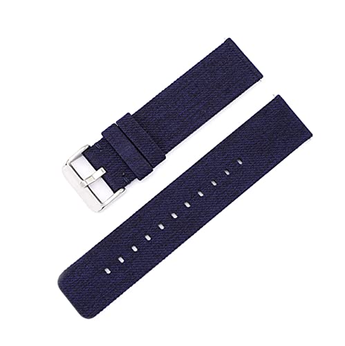 12mm-22mm Nylon Canvas Uhrenarmband Nylonstreifen gewebtes Uhrenarmband Uhrenzubehör, 14mm von Stevenurr