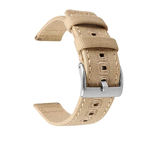 18mm 20mm 22mm Canvas Nylon Uhrenarmband Ersatzband Herrenuhr Armband Uhrenzubehör, 20mm von Stevenurr