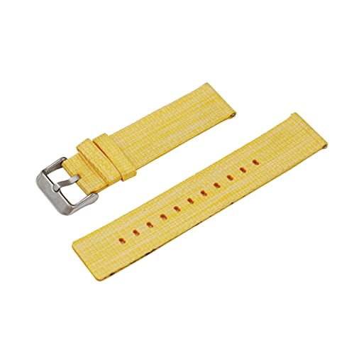 18mm 20mm 22mm Nylon Uhrenarmband Canvas Stoff Herren Damenuhr Ersatzarmband Uhrenzubehör, 18mm von Stevenurr