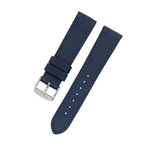 Nylon-Armband 18–24mm Armband aus strapazierfähigem Segeltuch mit gepolstertem Sportarmband bequemes Lederfutterband, 21mm von Stevenurr
