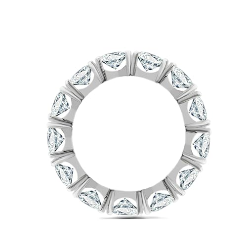 Stfery Eheringe Weissgold 585Er Ringe für Frauen 0.3ct Rund Moissanit Ring für Damen von Stfery