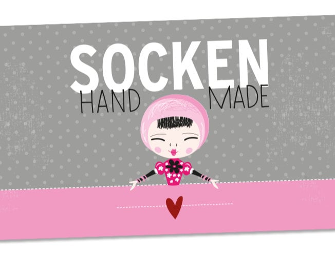 stilvolle Sockenbanderolen | 4Er Set Für Handgemachte Socken & Geschenke stilvolle Sockenbanderolen | 4Er Set Für Handgemachte Socken & Geschenke von StfiArt