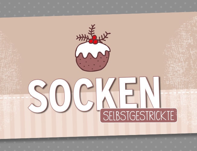 stilvolle Sockenbanderolen | 4Er Set Für Handgemachte Socken & Geschenke stilvolle Sockenbanderolen | 4Er Set Für Handgemachte Socken & Geschenke von StfiArt