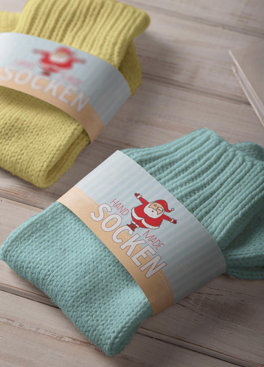stilvolle Sockenbanderolen | 4Er Set Für Handgemachte Socken & Geschenke stilvolle Sockenbanderolen | 4Er Set Für Handgemachte Socken & Geschenke von StfiArt