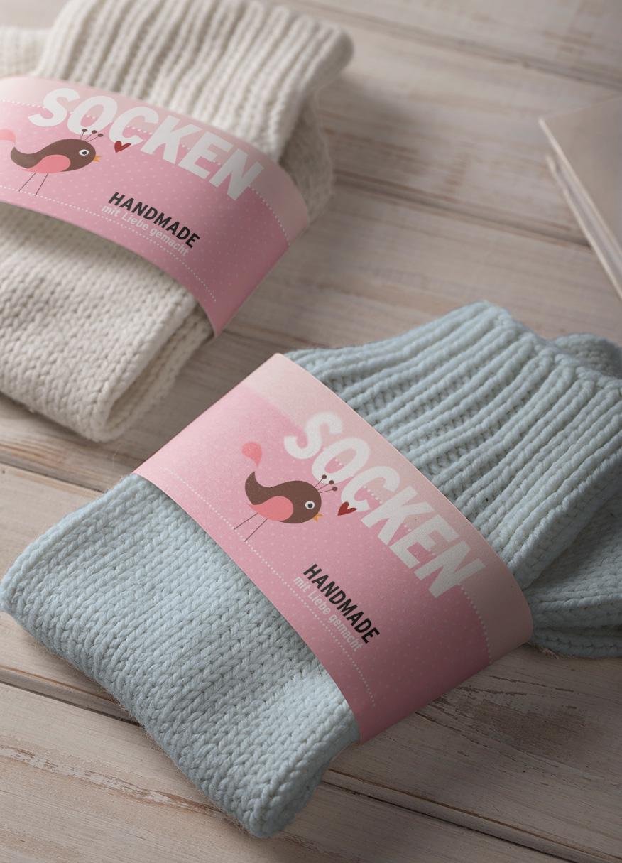stilvolle Sockenbanderolen | 4Er Set Für Handgemachte Socken & Geschenke stilvolle Sockenbanderolen | 4Er Set Für Handgemachte Socken & Geschenke von StfiArt