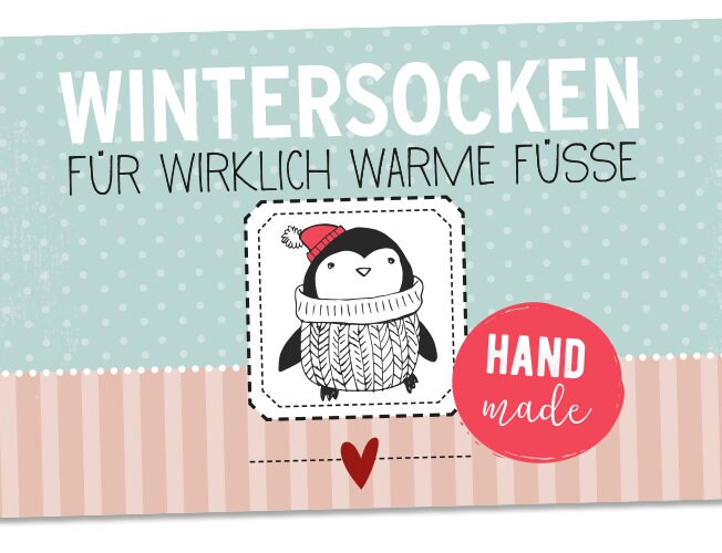 stilvolle Sockenbanderolen | 4Er Set Für Handgemachte Socken & Geschenke stilvolle Sockenbanderolen | 4Er Set Für Handgemachte Socken & Geschenke von StfiArt