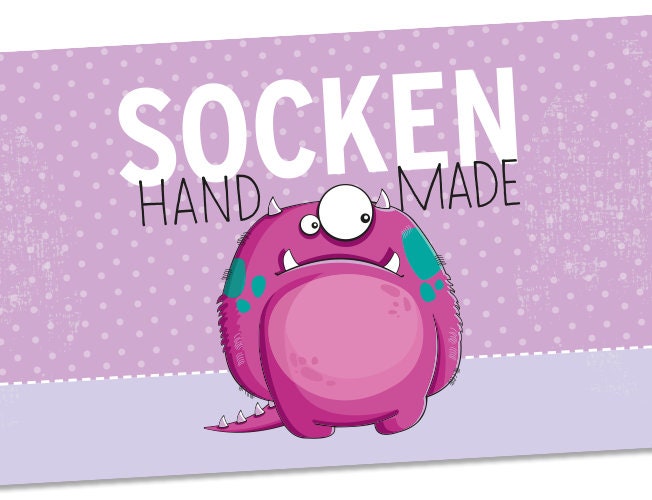 stilvolle Sockenbanderolen | 4Er Set Für Handgemachte Socken & Geschenke stilvolle Sockenbanderolen | 4Er Set Für Handgemachte Socken & Geschenke von StfiArt