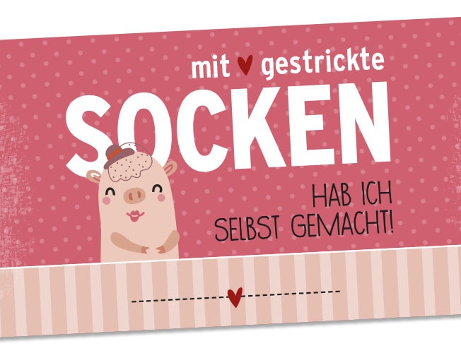 stilvolle Sockenbanderolen | 4Er Set Für Handgemachte Socken & Geschenke stilvolle Sockenbanderolen | 4Er Set Für Handgemachte Socken & Geschenke von StfiArt